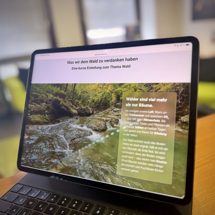 Bild zum Thema: KLXM Crossmedia realisiert neue Wissensplattform „Wald.Wild.Wissen“