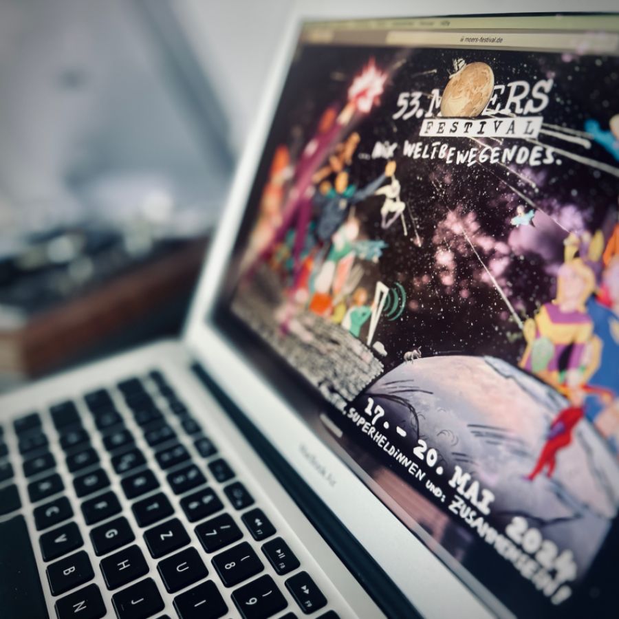 Webseite vom Moersfestival Webseite vom Moersfestival