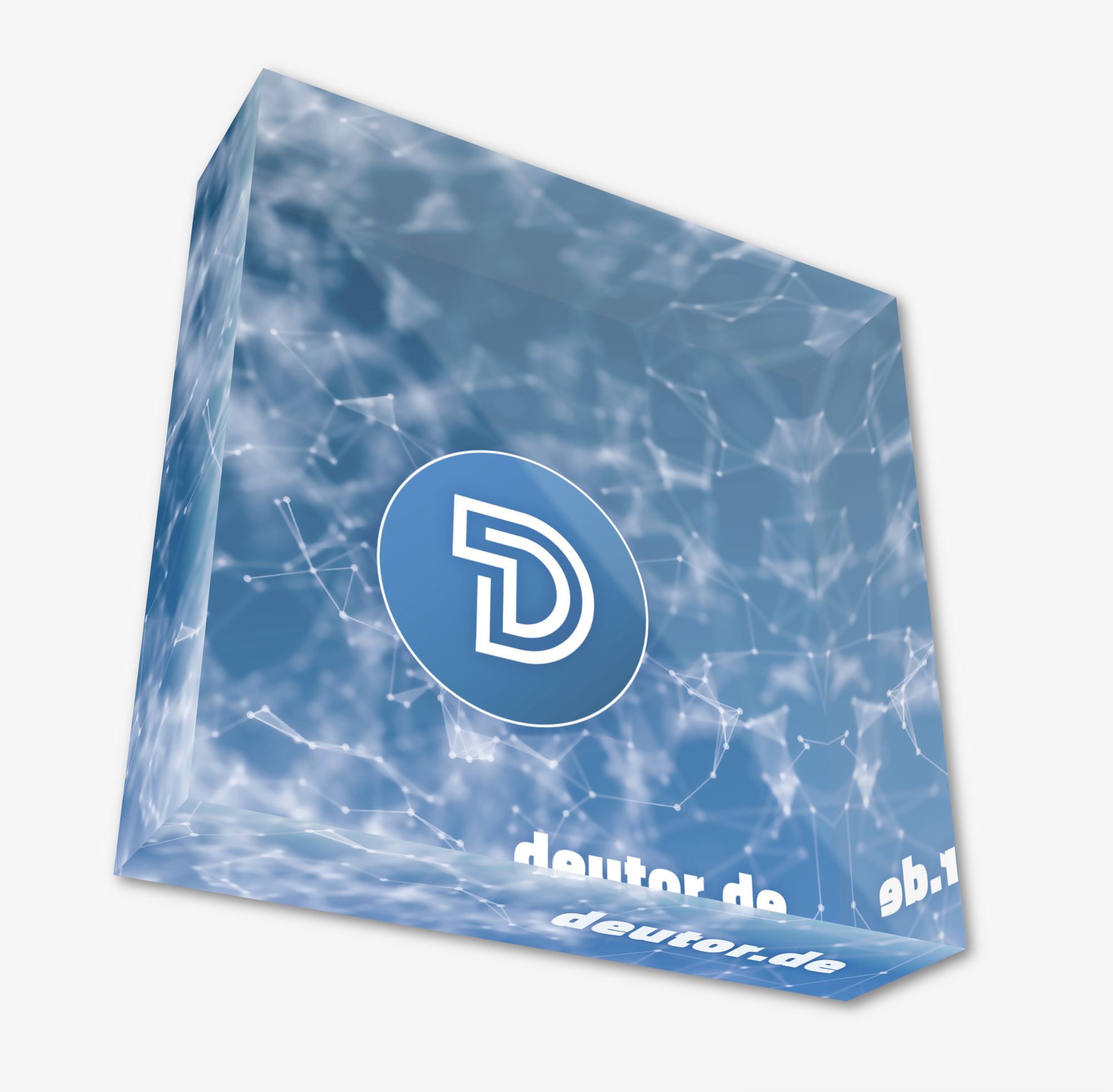 Deutor im Acryl-Block