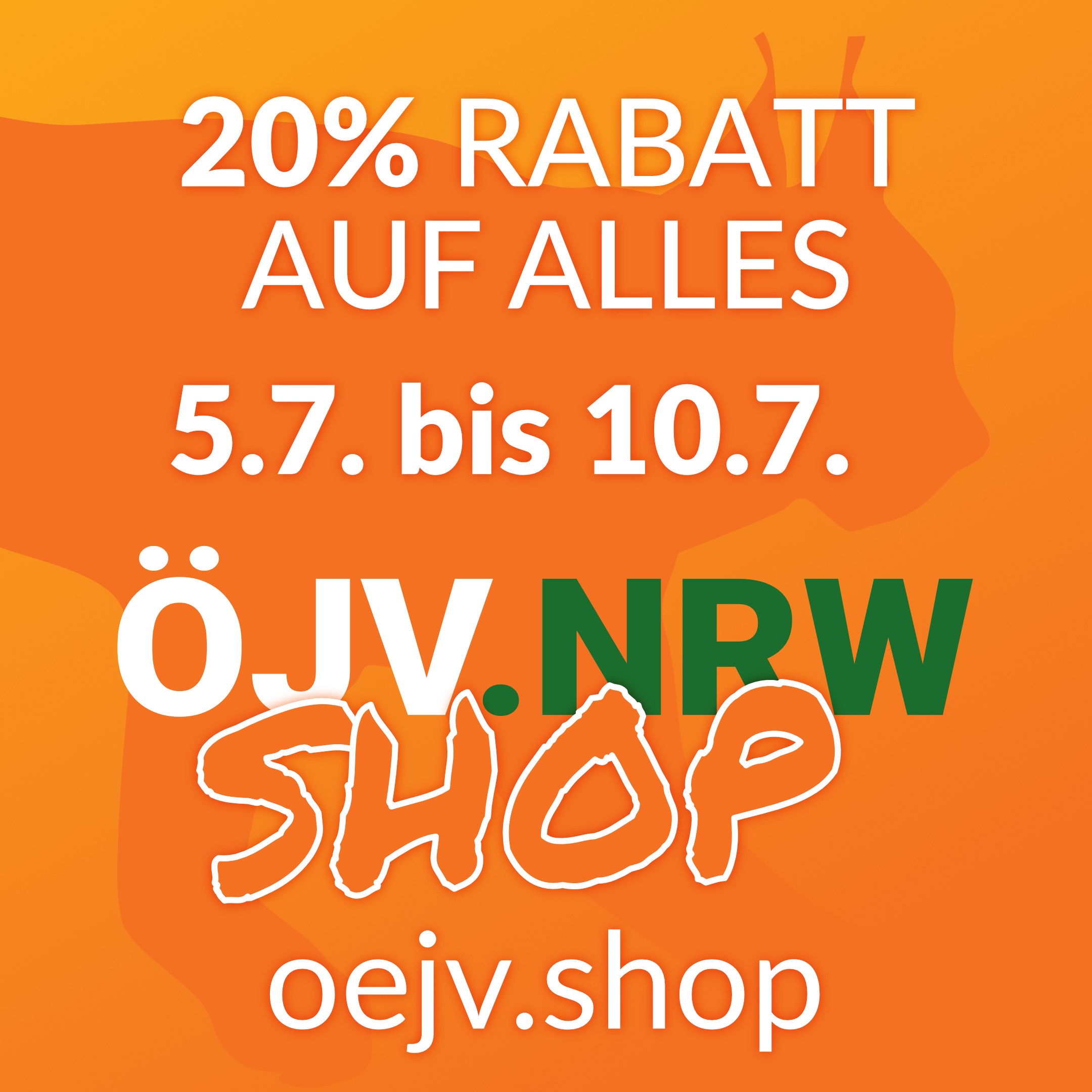 20 Prozent Rabatt auf alles – vom 5. bis 10. Juli 2024